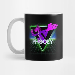 Hong Kong Phooey Retro 80s Neon Landscape Mug